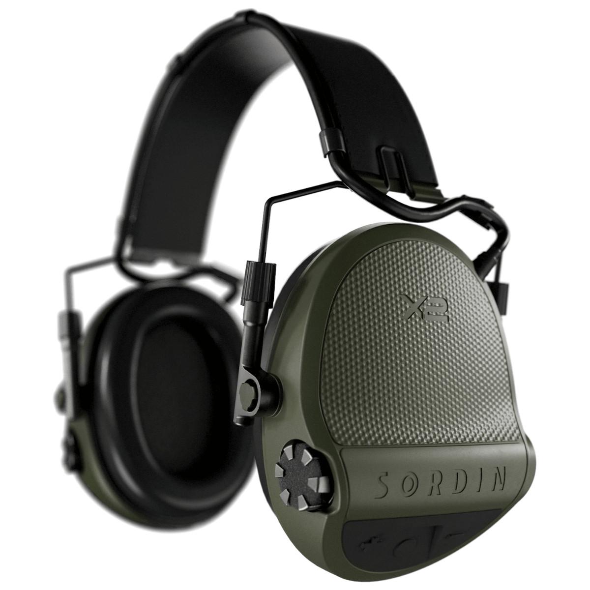 sordin sluchawki aktywne supreme x2 czarna skorzana opaska wkl zelowe zielone 301006 10g