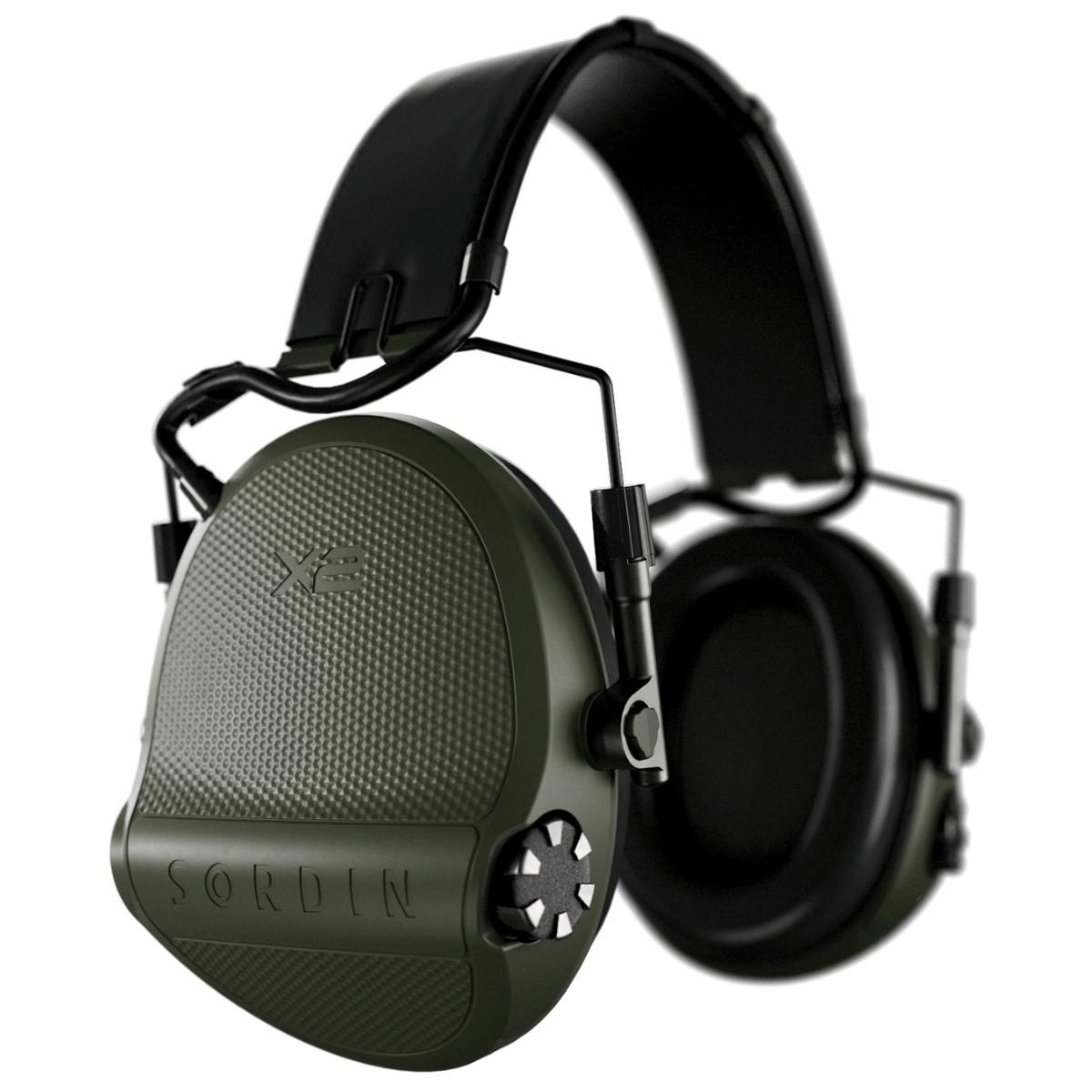 sordin sluchawki aktywne supreme x2 czarna skorzana opaska wkl zelowe zielone 301006 10g