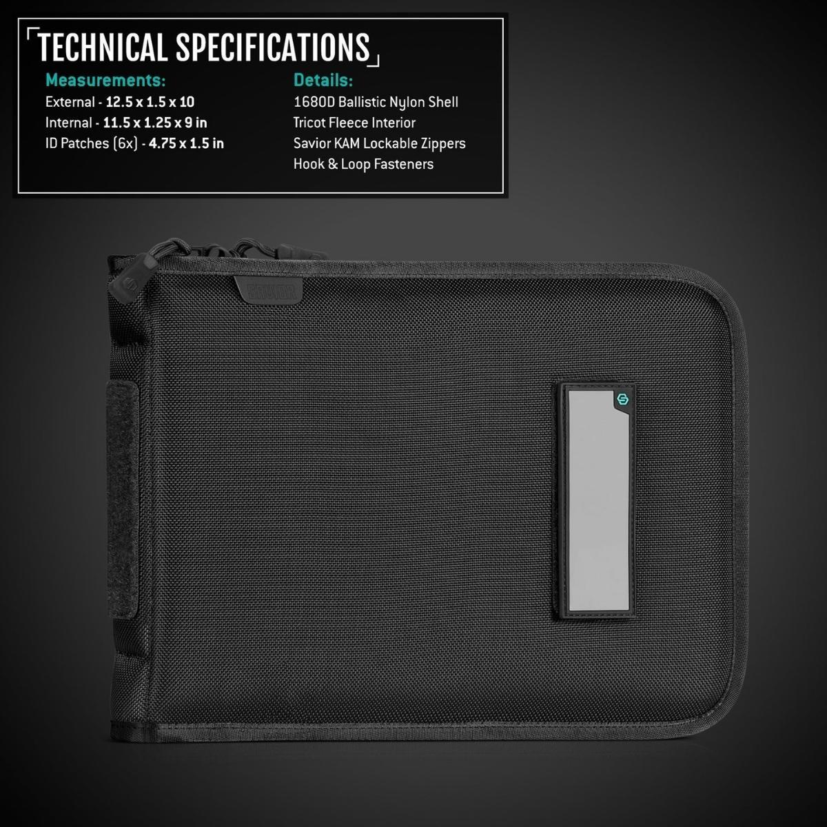 savior wkladka pistol case do pro sema backback 3 pack czarne hc pro129 3pc bk