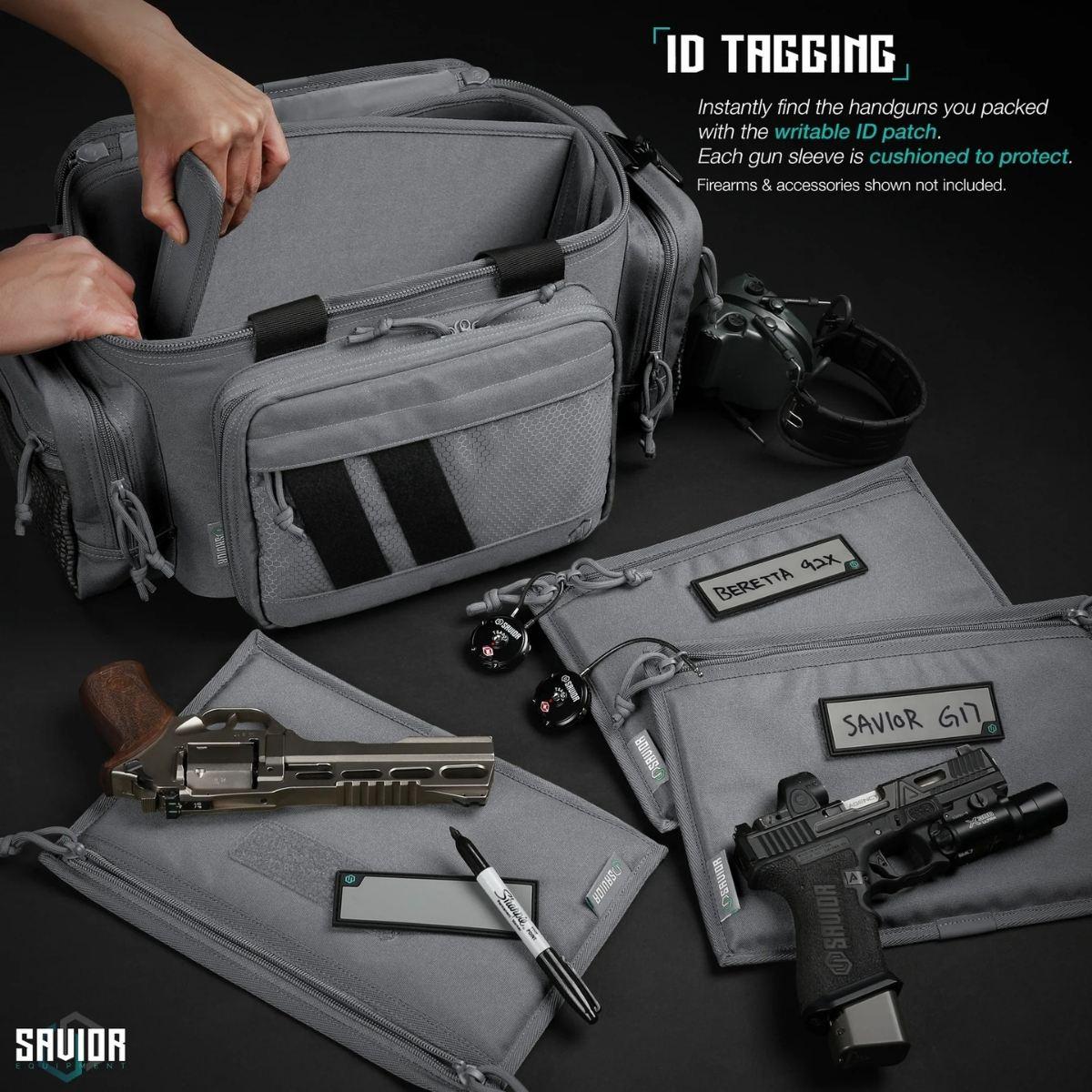 savior wkladka pistol sleeve do specialist range bag 3 pack sw gray hc ra3gun spare 3pc gs