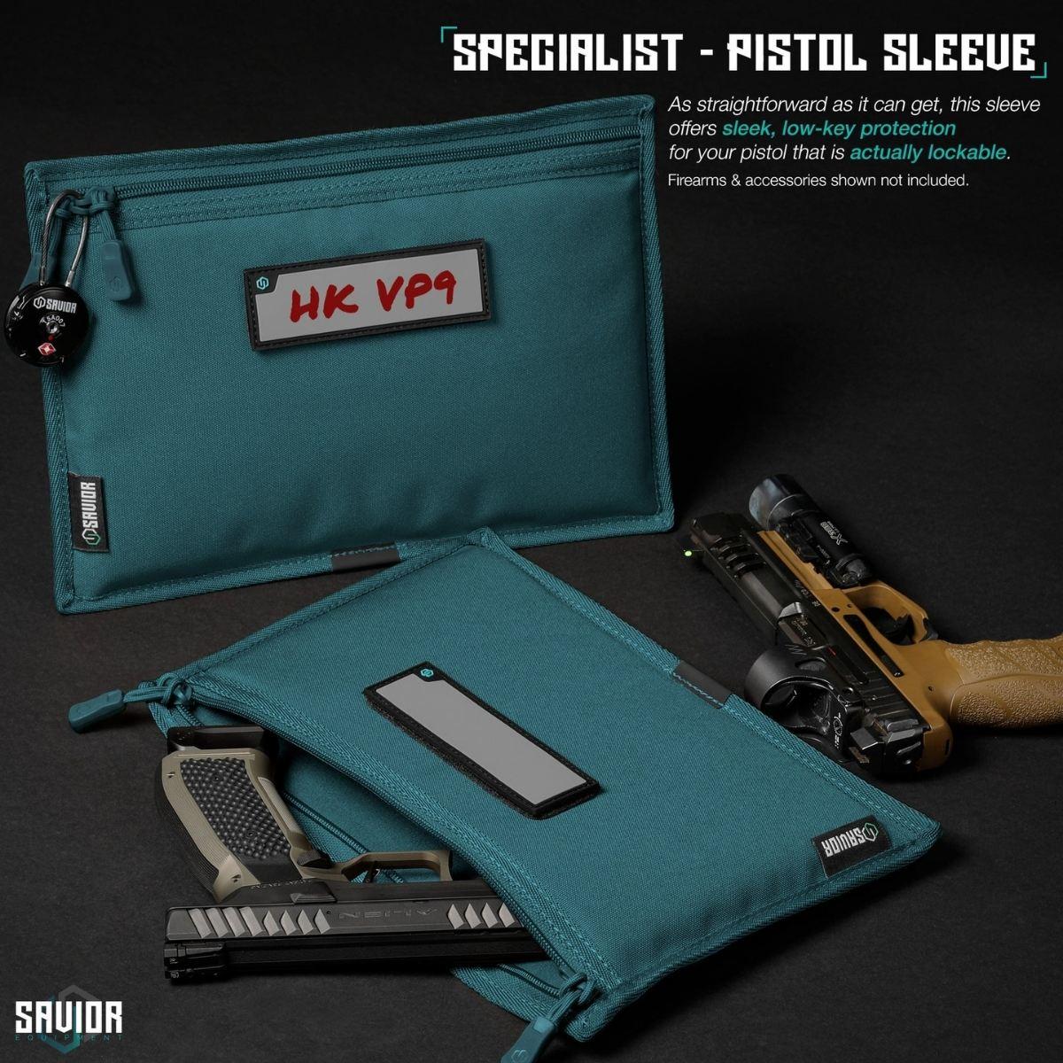 savior wkladka pistol sleeve do specialist range bag 3 pack teal hc ra3gun spare 3pc te