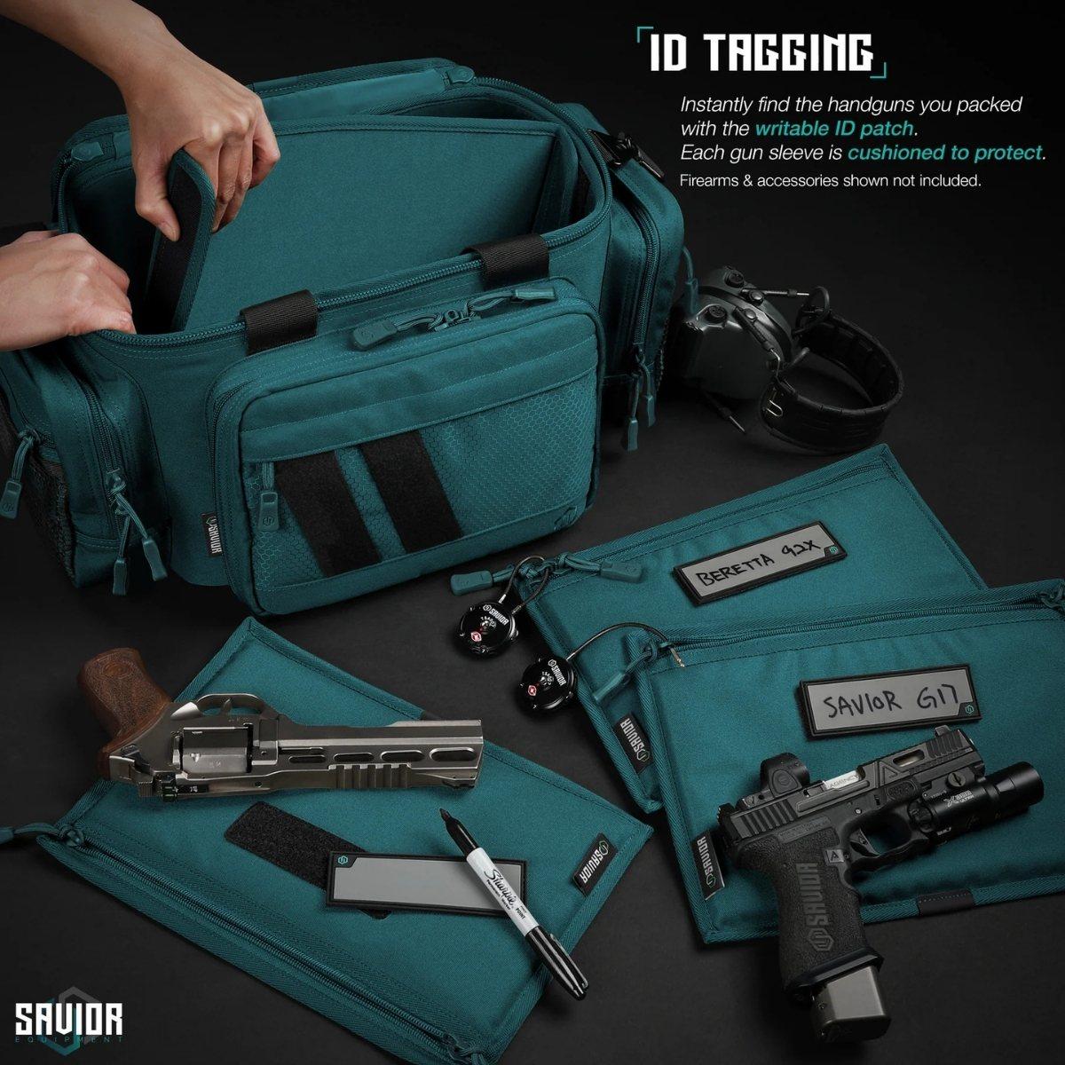savior wkladka pistol sleeve do specialist range bag 3 pack teal hc ra3gun spare 3pc te