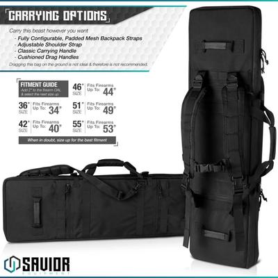 savior torba double rifle bag urban warfare 51 czarny rb 5112dg ver2 bk