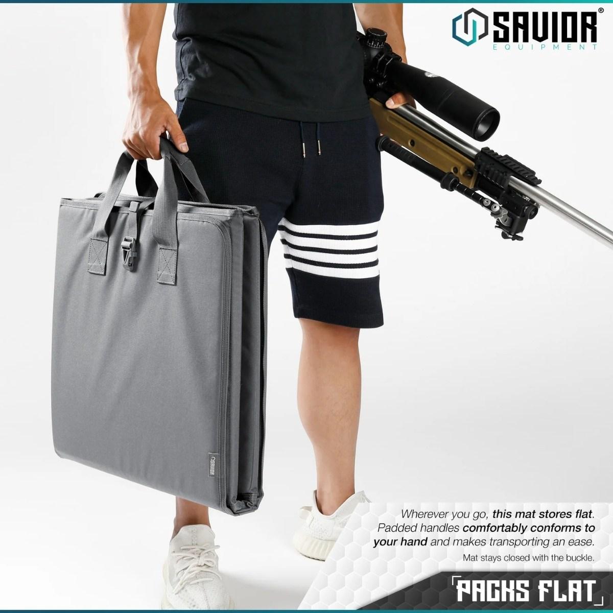 savior mata strzelecka skladana folding szary sm fold gs