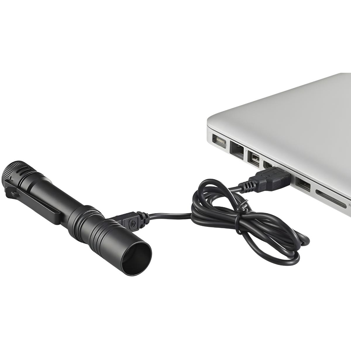 streamlight latarka reczna macrostream usb black 500 lumenow