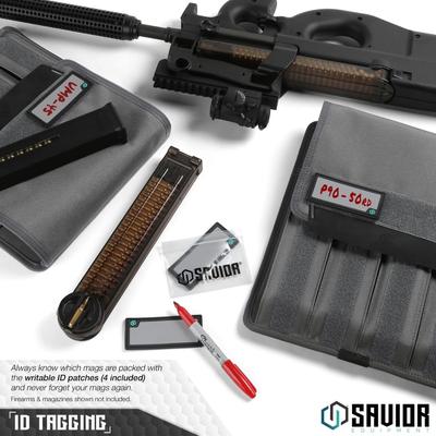 savior torba na magazynki pcc extended mag pouch 4 slots 2 pack szara mp fd extx4 2p gs