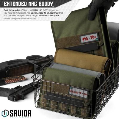 savior torba na magazynki pcc extended mag pouch 4 slots 2 pack zielona mp fd extx4 2p og