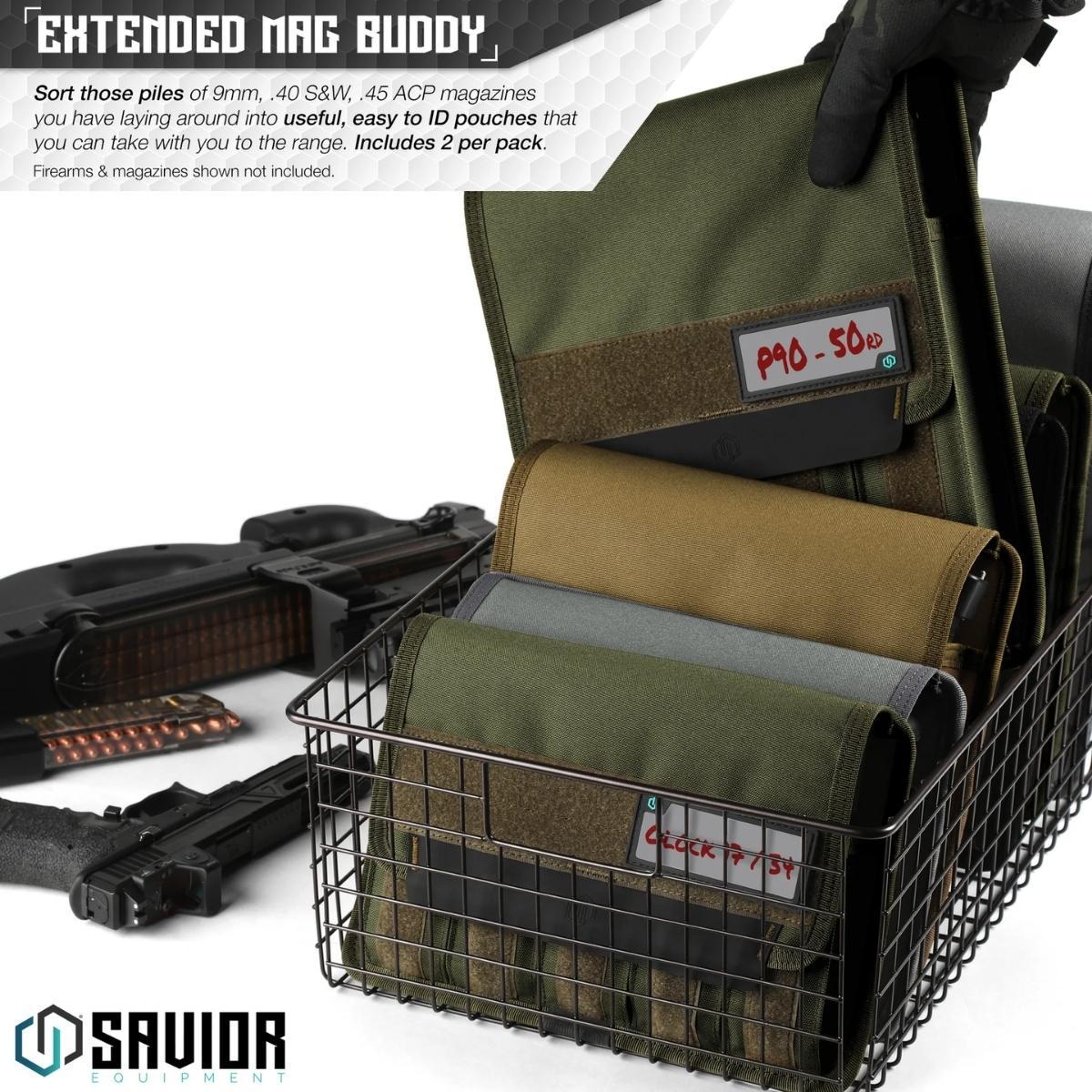 savior torba na magazynki pcc extended mag pouch 4 slots 2 pack zielona mp fd extx4 2p og