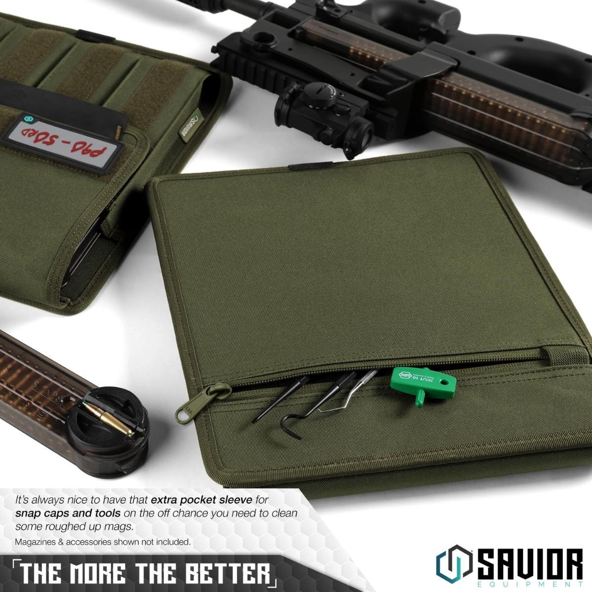 savior torba na magazynki pcc extended mag pouch 4 slots 2 pack zielona mp fd extx4 2p og