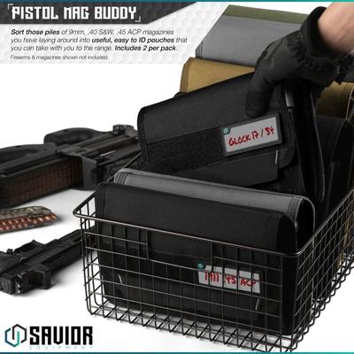 savior torba na magazynki pistol mag pouch 5 slots 2 pack czarna mp fd pisx5 2p bk