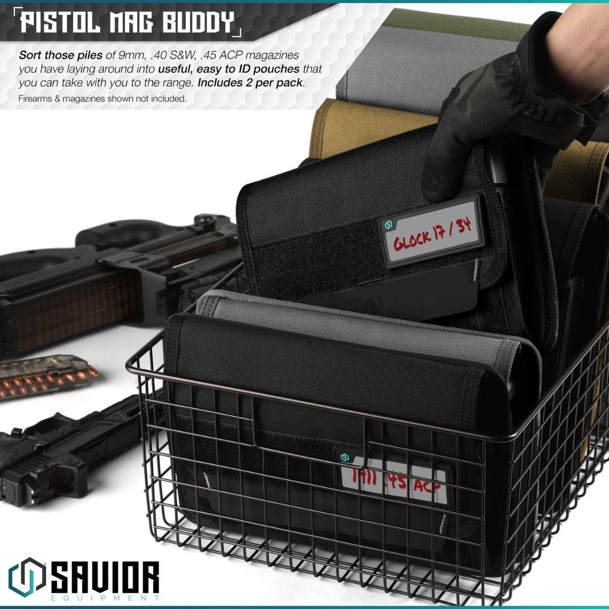 savior torba na magazynki pistol mag pouch 5 slots 2 pack czarna mp fd pisx5 2p bk