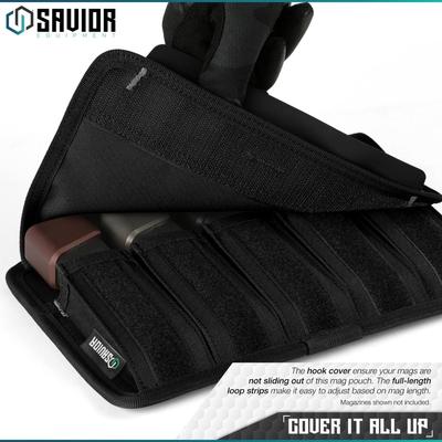 savior torba na magazynki pistol mag pouch 5 slots 2 pack czarna mp fd pisx5 2p bk