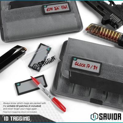 savior torba na magazynki pistol mag pouch 5 slots 2 pack szara mp fd pisx5 2p gs