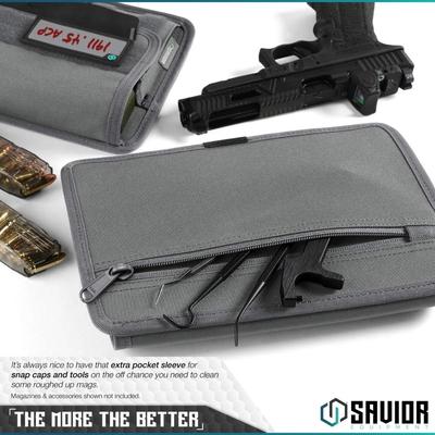 savior torba na magazynki pistol mag pouch 5 slots 2 pack szara mp fd pisx5 2p gs