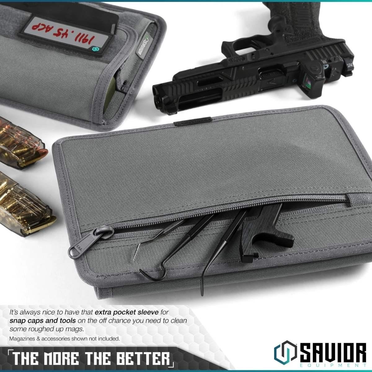 savior torba na magazynki pistol mag pouch 5 slots 2 pack szara mp fd pisx5 2p gs