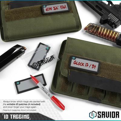 savior torba na magazynki pistol mag pouch 5 slots 2 pack zielona mp fd pisx5 2p og