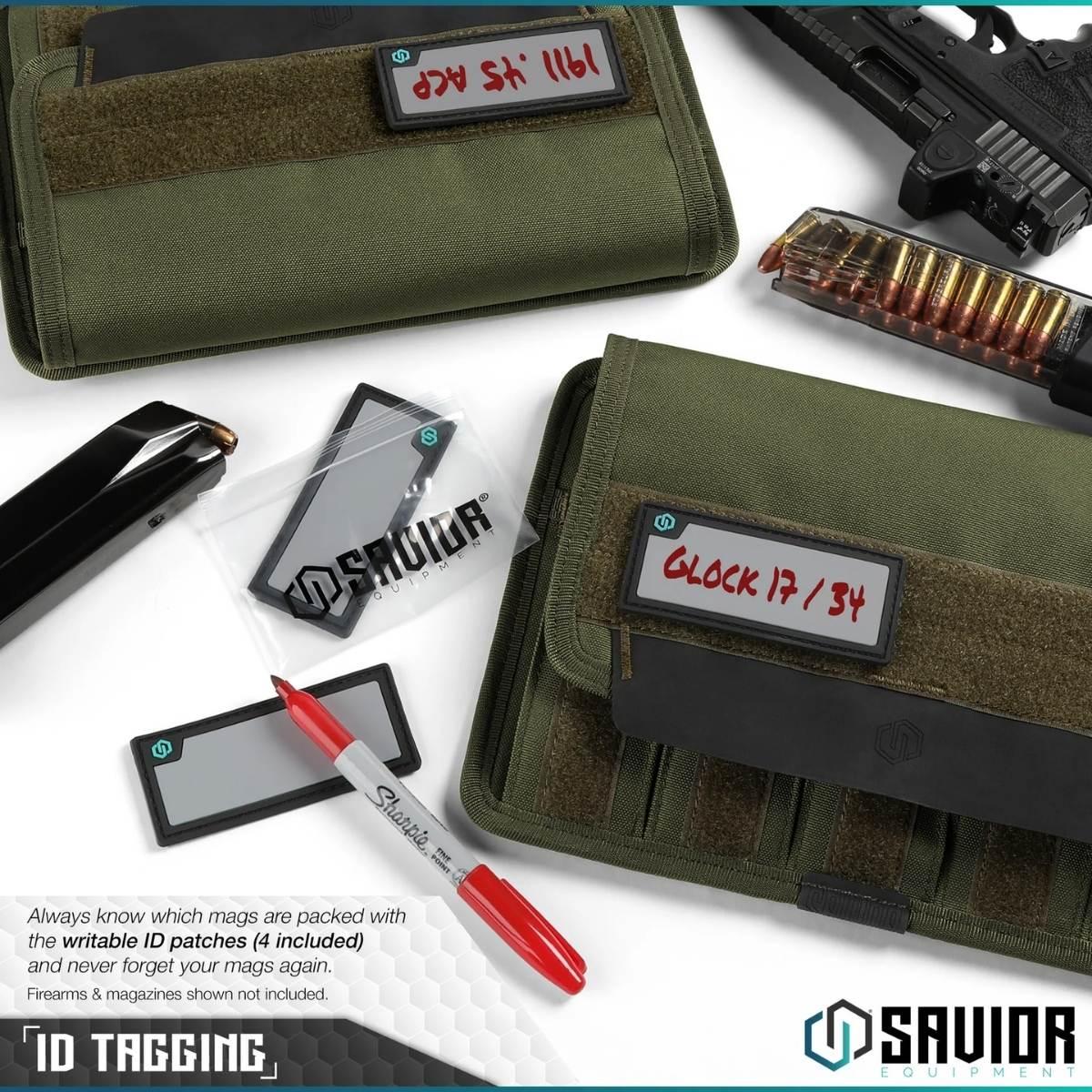 savior torba na magazynki pistol mag pouch 5 slots 2 pack zielona mp fd pisx5 2p og