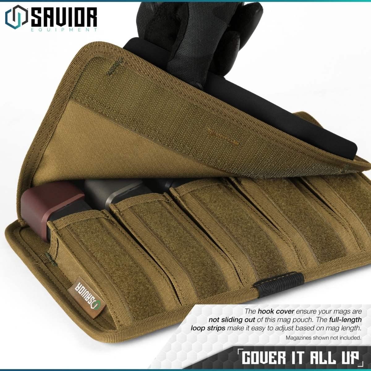 savior torba na magazynki pistol mag pouch 5 slots 2 pack tan mp fd pisx5 2p tn