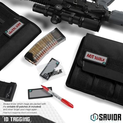 savior torba na magazynki karabinek rifle mag pouch 3 slots 2 pack czarna mp fd rifx3 2p bk