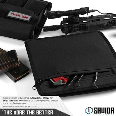 savior torba na magazynki karabinek rifle mag pouch 3 slots 2 pack czarna mp fd rifx3 2p bk