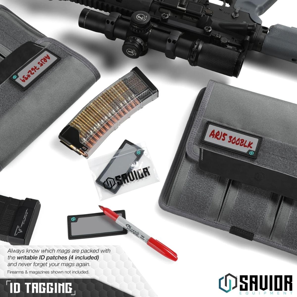 savior torba na magazynki karabinek rifle mag pouch 3 slots 2 pack szary mp fd rifx3 2p gs
