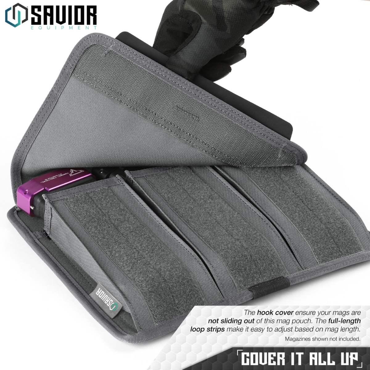 savior torba na magazynki karabinek rifle mag pouch 3 slots 2 pack szary mp fd rifx3 2p gs