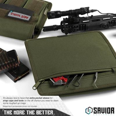savior torba na magazynki karabinek rifle mag pouch 3 slots 2 pack zielona mp fd rifx3 2p og