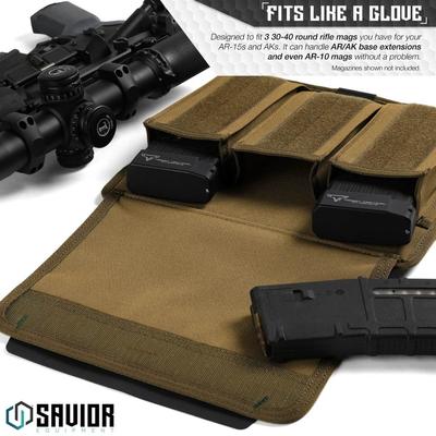 savior torba na magazynki karabinek rifle mag pouch 3 slots 2 pack tan mp fd rifx3 2p tn