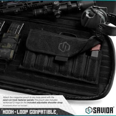 savior pokrowiec etui na 6 magazynkow do pistoletu pas czarny mp ps x6 st bk