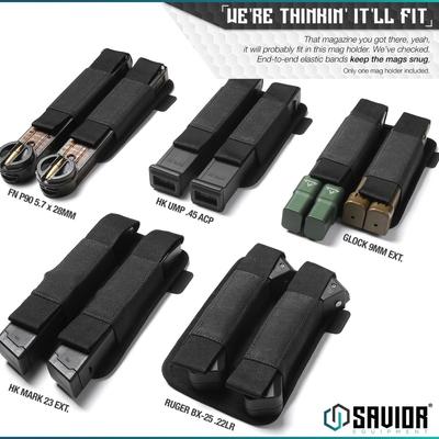 savior holder na magazynki pcc extended mag holder 2 sloty szary mp tns extx2 gs