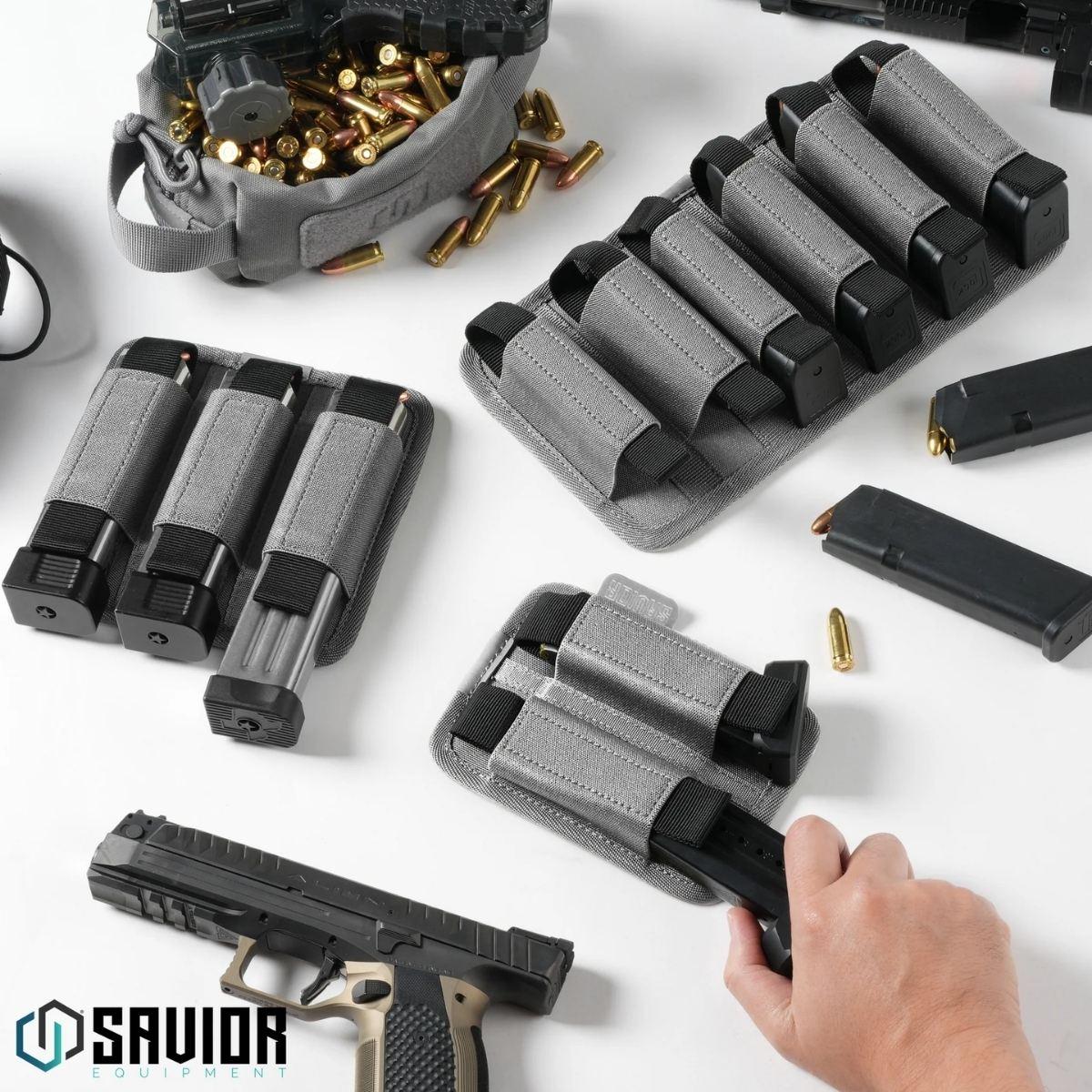 savior holder na magazynki pistoletowe 2 sloty tan mp tns pisx2 tn