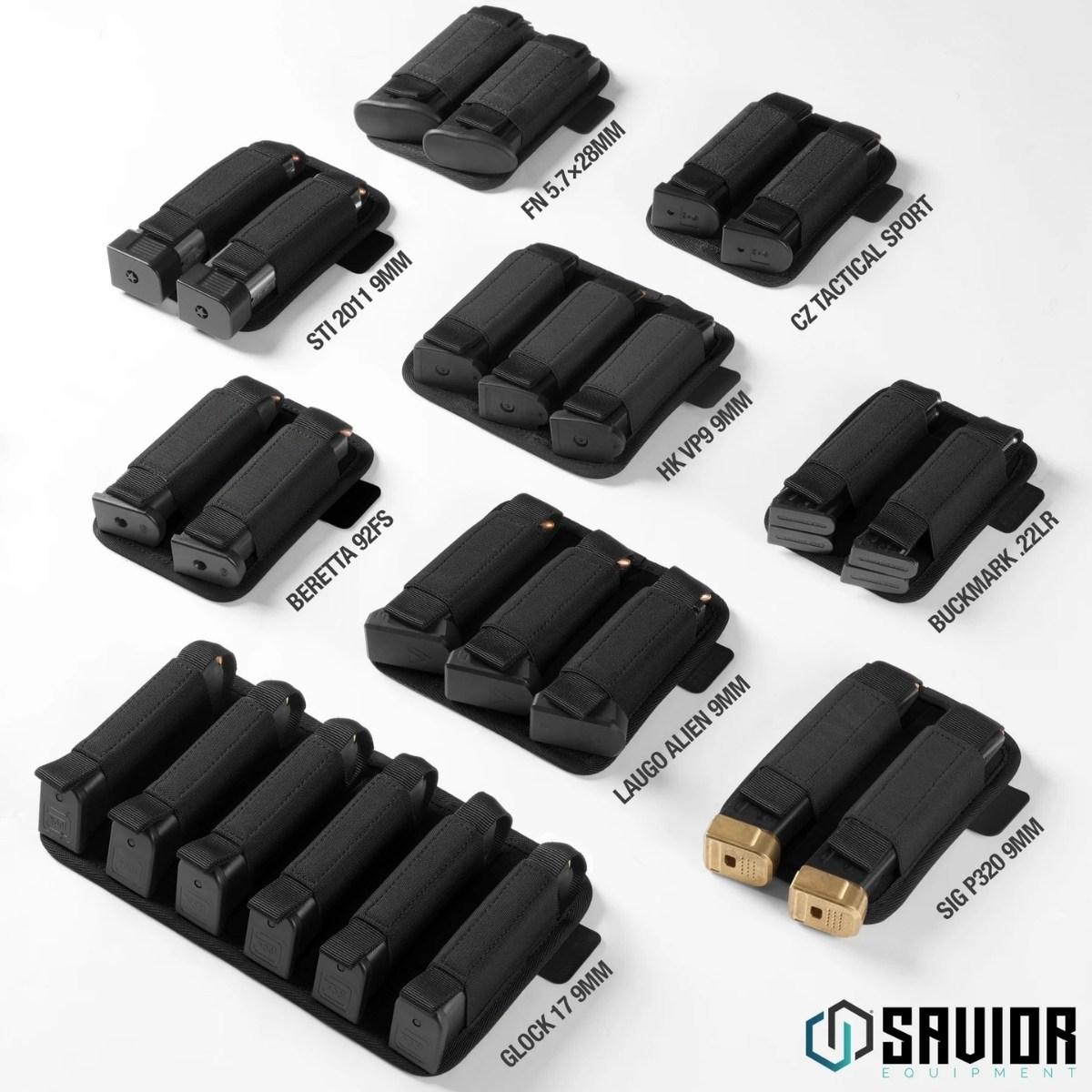 savior holder na magazynki pistoletowe 6 slotow tan mp tns pisxsix tn