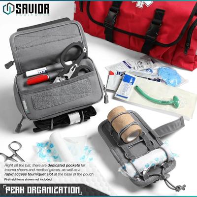 savior ifak buddy individual medical pouch szary sp fd ifak8x5 gs