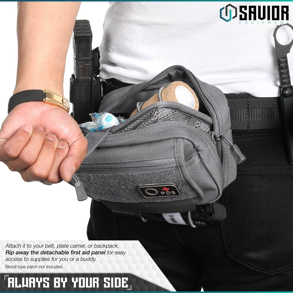 savior ifak buddy individual medical pouch szary sp fd ifak8x5 gs