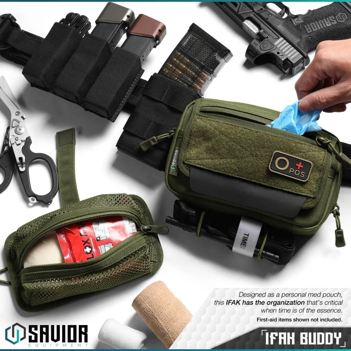 savior ifak buddy individual medical pouch zielony sp fd ifak8x5 og