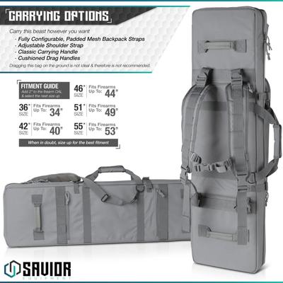 savior torba double rifle bag urban warfare 51 szary rb 5112dg ver2 gs