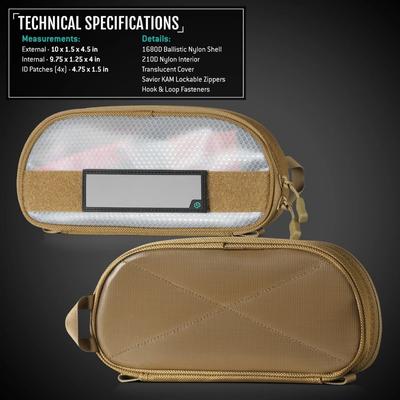 savior pouch core 10x5 2 pack tan sp pcore10x5 2p tn