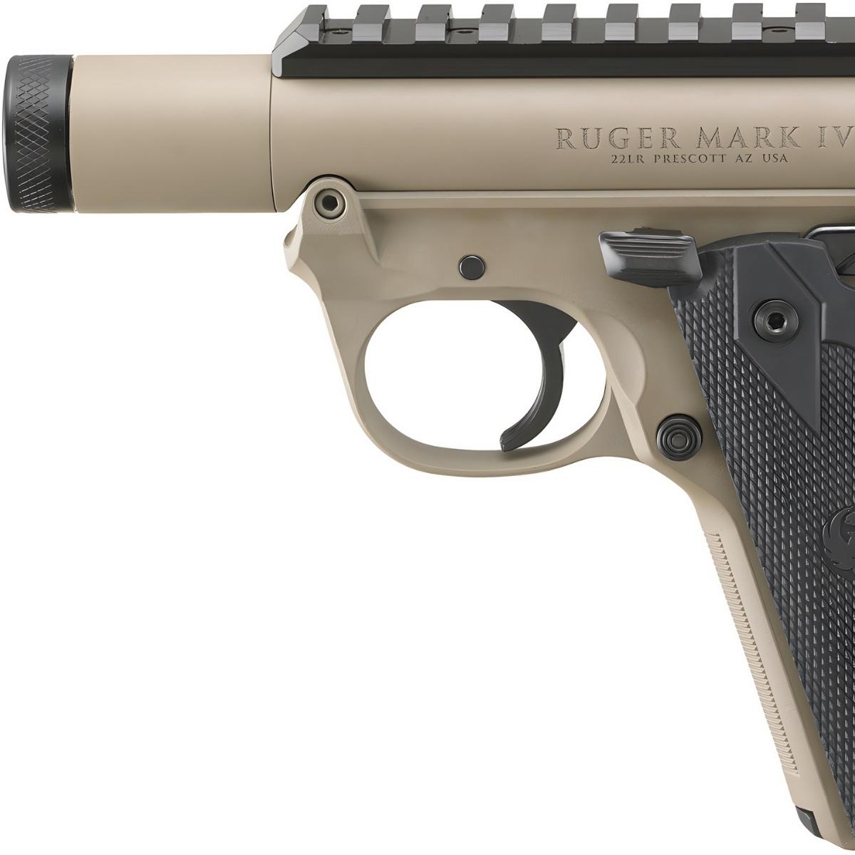 ruger mark iv 22 45 tactical 3 fde 40181