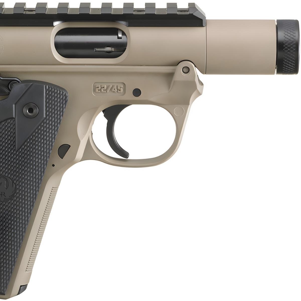ruger mark iv 22 45 tactical 3 fde 40181