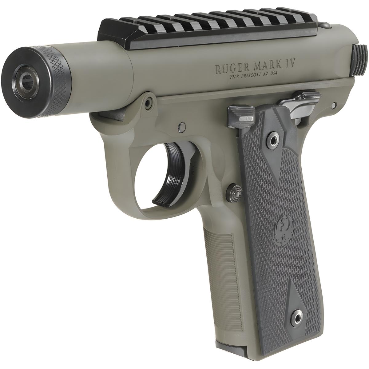 Ruger Mark IV 22/45 Tactical 3" - OD Green - 40182