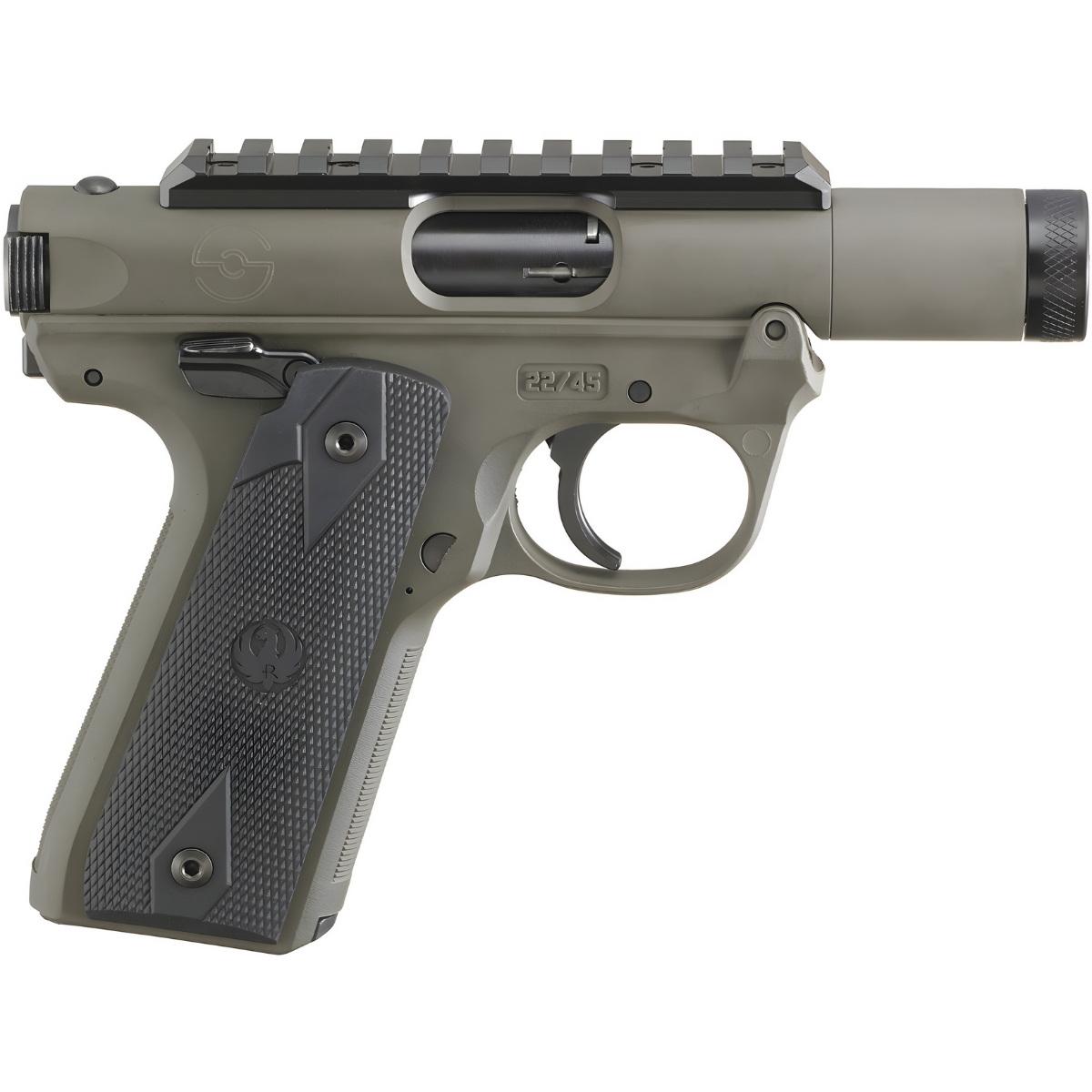 ruger mark iv 22 45 tactical 3 od green 40182