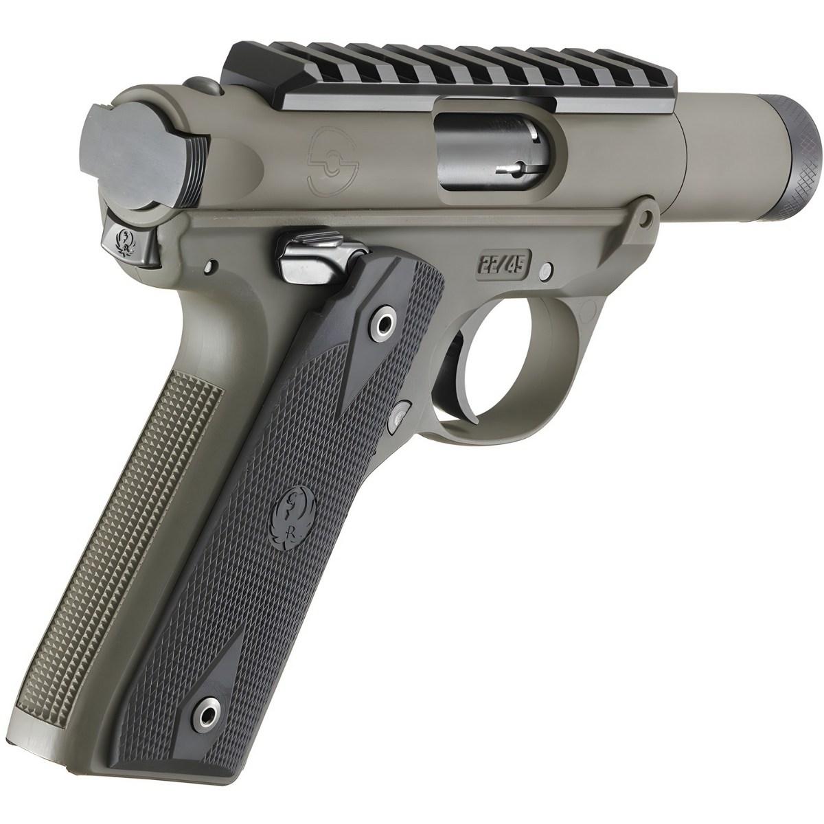 ruger mark iv 22 45 tactical 3 od green 40182