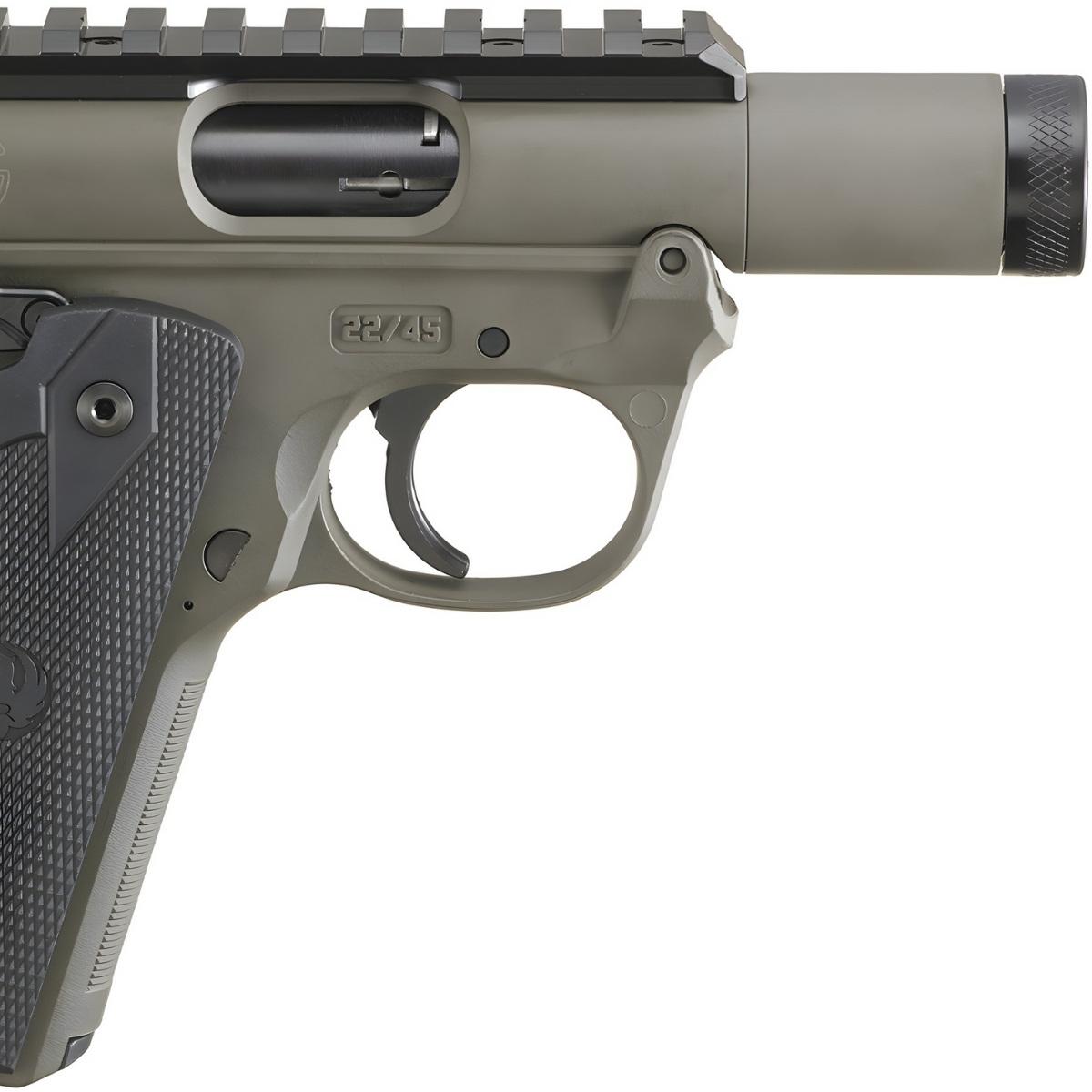ruger mark iv 22 45 tactical 3 od green 40182
