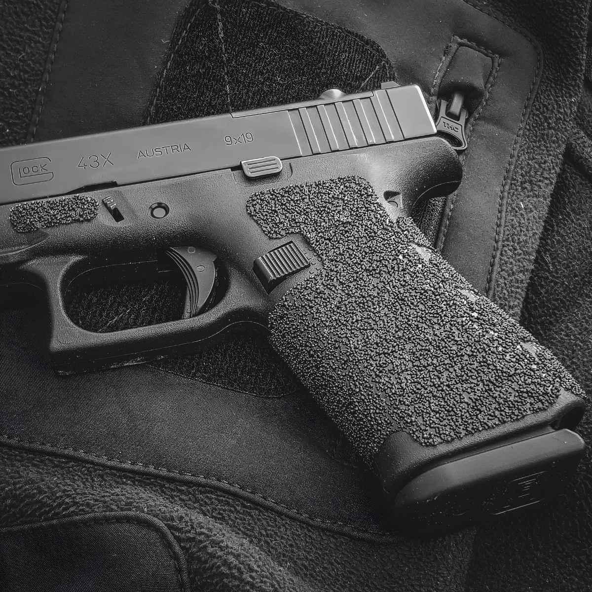 manul corp okladzina antyposlizgowa nexum pistol grip do glock 43x 48 czarna