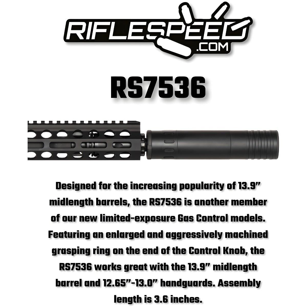 riflespeed regulowany blok gazowy do ar 15 750 7536
