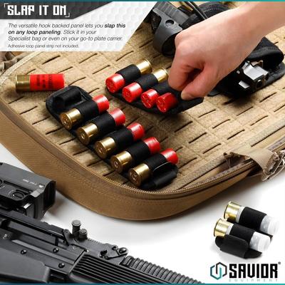 savior holder na amunicje shotgun shotgun shell cards 6 slotow 2 pack czarny mp tns 12g six 2p bk