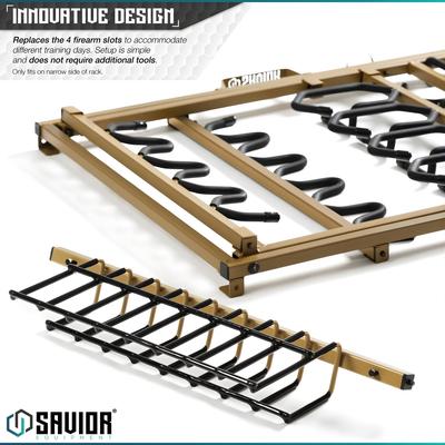 savior uchwyt polka na pistolety do sbr shorty rack stand 8 slotow tan rk sbr9 acc 8pis tn