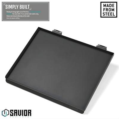 savior skladany stol blat roboczy wall rack system 43cm czarny wrs acc ft1713 bk