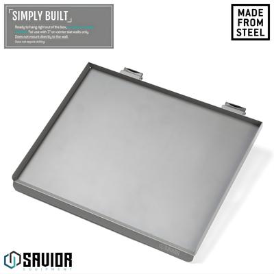 savior skladany stol blat roboczy wall rack system 43cm szary wrs acc ft1713 gs