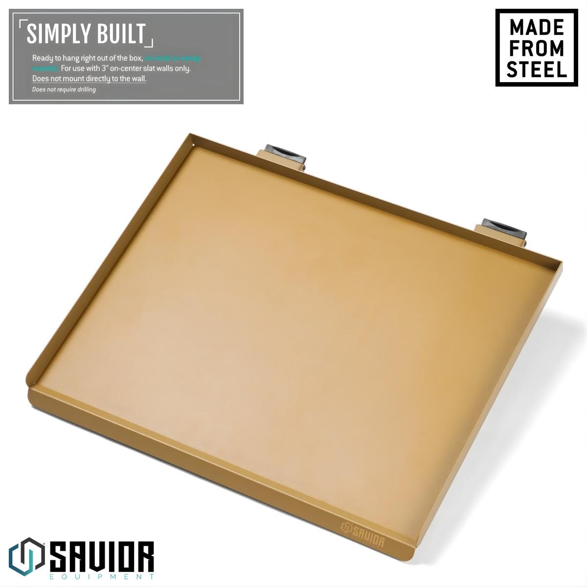 savior skladany stol blat roboczy wall rack system 43cm tan wrs acc ft1713 tn